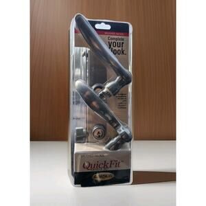 Larson Mfg Co QuickFit Storm Door Handleset Brushed Nickel 20297817 New Sealed